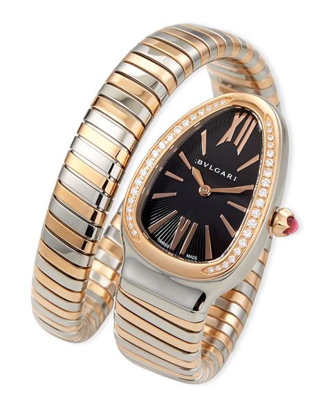 bulgari snake watch dupe|bulgari serpenti watch two tone.